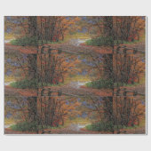 Cadeau Papier d'enveloppement d'automne (Plat)