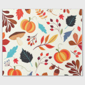 Cadeau Papier d'enveloppement d'automne (Plat)