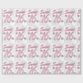 Cadeau Papier d'enveloppement de 16 cadeaux sucré (Plat)