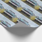 Cadeau Papier d'enveloppement de 55' Chevy Car Art (Coin)