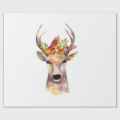 Cadeau Papier d'enveloppement de 60 lb Rouleau de cerf de (Plat)