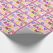 Cadeau Papier d'enveloppement de Baby shower à points de  (Coin)