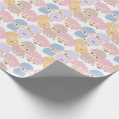 Cadeau Papier d'enveloppement de Baby shower mou (Coin)