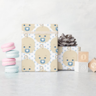 Cadeau Papier d'enveloppement de Baby shower mou