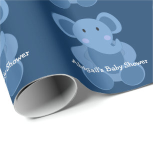 Cadeau Papier d'enveloppement de Baby shower personnalis