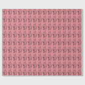Cadeau Papier d'enveloppement de ballet rose (Plat)