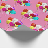 Cadeau Papier d'enveloppement de ballons (Coin)