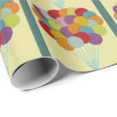 Cadeau Papier d'enveloppement de ballons (Coin rond)