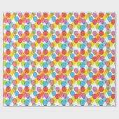 Cadeau Papier d'enveloppement de ballons d'anniversaire a (Plat)