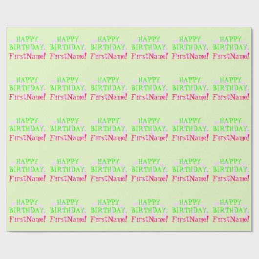 Cadeau Papier d'enveloppement de base 20e anniversaire pe (Plat)