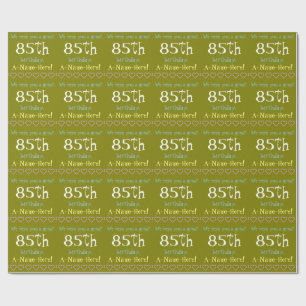 Cadeau Papier d'enveloppement de base 85e anniversaire