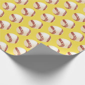 Cadeau Papier d'enveloppement de baseball (Coin)