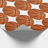 Cadeau Papier d'enveloppement de basket-ball (Coin)