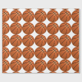 Cadeau Papier d'enveloppement de basket-ball (Plat)