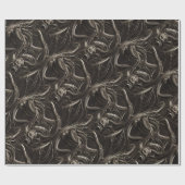 Cadeau Papier d'enveloppement de bavardage du tentacle Al (Plat)