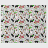 Cadeau Papier d'enveloppement de berger australien de Noë (Plat)