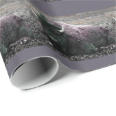 Cadeau Papier d'enveloppement de bison assis (Coin rond)