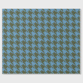 Cadeau Papier d'enveloppement de bison bleu (Plat)