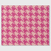 Cadeau Papier d'enveloppement de bison rose (Plat)