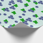 Cadeau Papier d'enveloppement de bleuets cuits  (Coin)