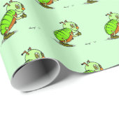 Cadeau Papier d'enveloppement de bogues mignon (Coin rond)