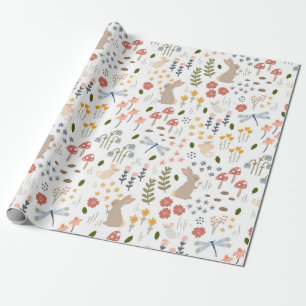 Cadeau Papier d'enveloppement de bois pour bébé neutre