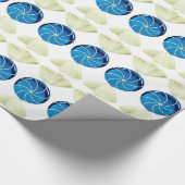 Cadeau Papier d'enveloppement de bonbon bleu (Coin)