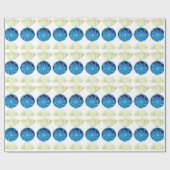 Cadeau Papier d'enveloppement de bonbon bleu (Plat)