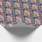 Cadeau Papier d'enveloppement de bonbons de Noël (Coin)