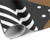 Cadeau Papier d'enveloppement de boue africain (Coin rond)