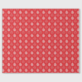 Cadeau Papier d'enveloppement de boules de Noël (Plat)