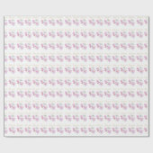 Cadeau Papier d'enveloppement de bouquet pourpre (Plat)