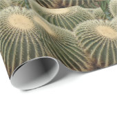 Cadeau Papier d'enveloppement de cactus (Coin rond)