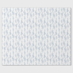 Cadeau Papier d'enveloppement de cadeaux botaniques éléga
