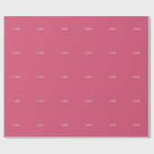 Cadeau Papier d'enveloppement de cadeaux d'amour (Plat)