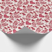 Cadeau Papier d'enveloppement de cadeaux romantique pour  (Coin)