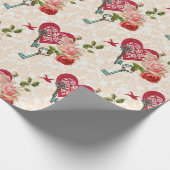 Cadeau Papier d'enveloppement de cadeaux romantique pour  (Coin)