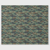 Cadeau Papier d'enveloppement de camo (Plat)