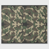 Cadeau Papier d'enveloppement de Camo (Plat)