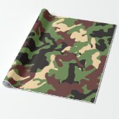 Cadeau Papier d'enveloppement de Camo (Déroulé)