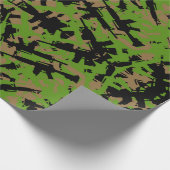 Cadeau Papier d'enveloppement de camouflage AR-15 (Coin)