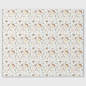 Cadeau Papier d'enveloppement de canard de lapin de renar (Plat)