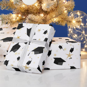 Cadeau Papier d'enveloppement de capuchon noir