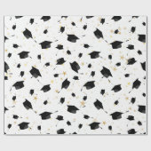 Cadeau Papier d'enveloppement de capuchon noir (Plat)