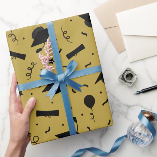 Cadeau Papier d'enveloppement de capuchon noir (Cadeaux)