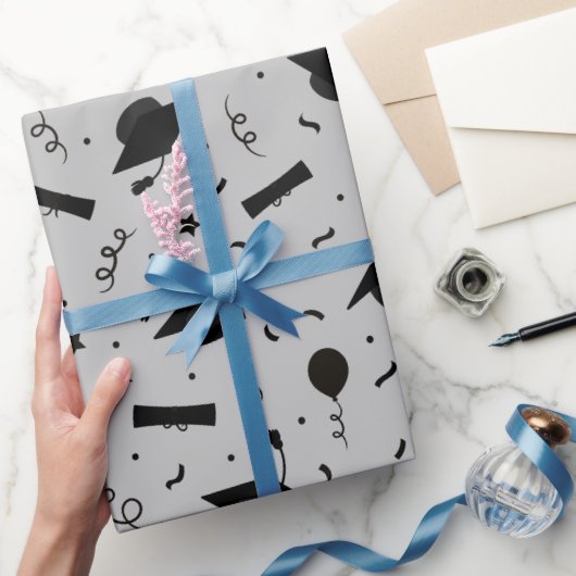 Cadeau Papier d'enveloppement de capuchon noir (Cadeaux)