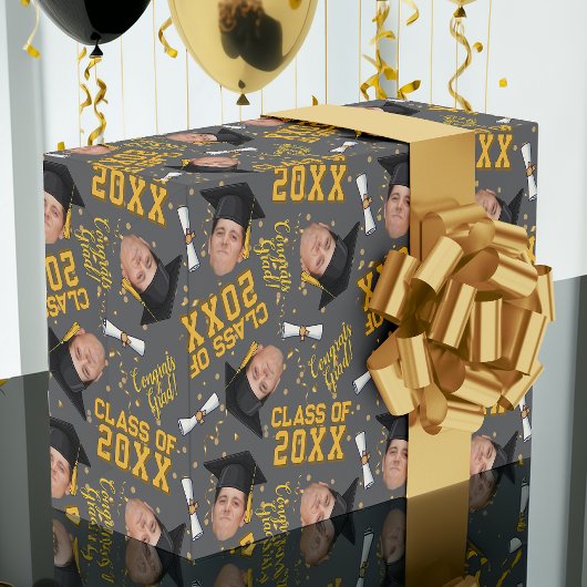 Cadeau Papier d'enveloppement de capuchon pour photo à vi