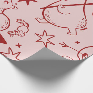 Cadeau Papier d'enveloppement de capybaras pour dessin av