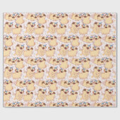 Cadeau Papier d'enveloppement de carlins (Plat)