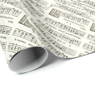 Cadeau Papier d'enveloppement de carol de Noël médiéva